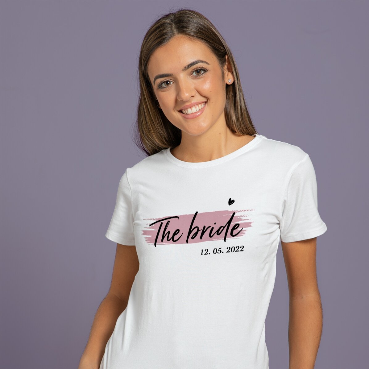 Tricou personalizat cu text pentru mireasă și domnișoare de onoare