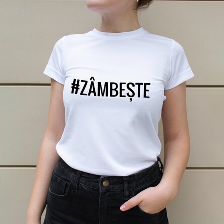 Tricou sport personalizat cu text