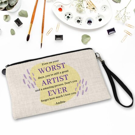 Trusă de accesorii personalizată cu text - Artist