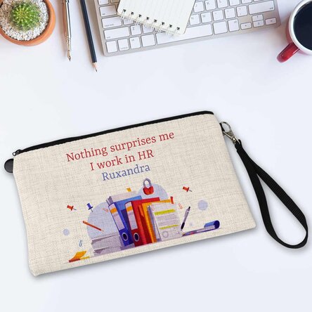 Trusă de accesorii personalizată cu text - HR