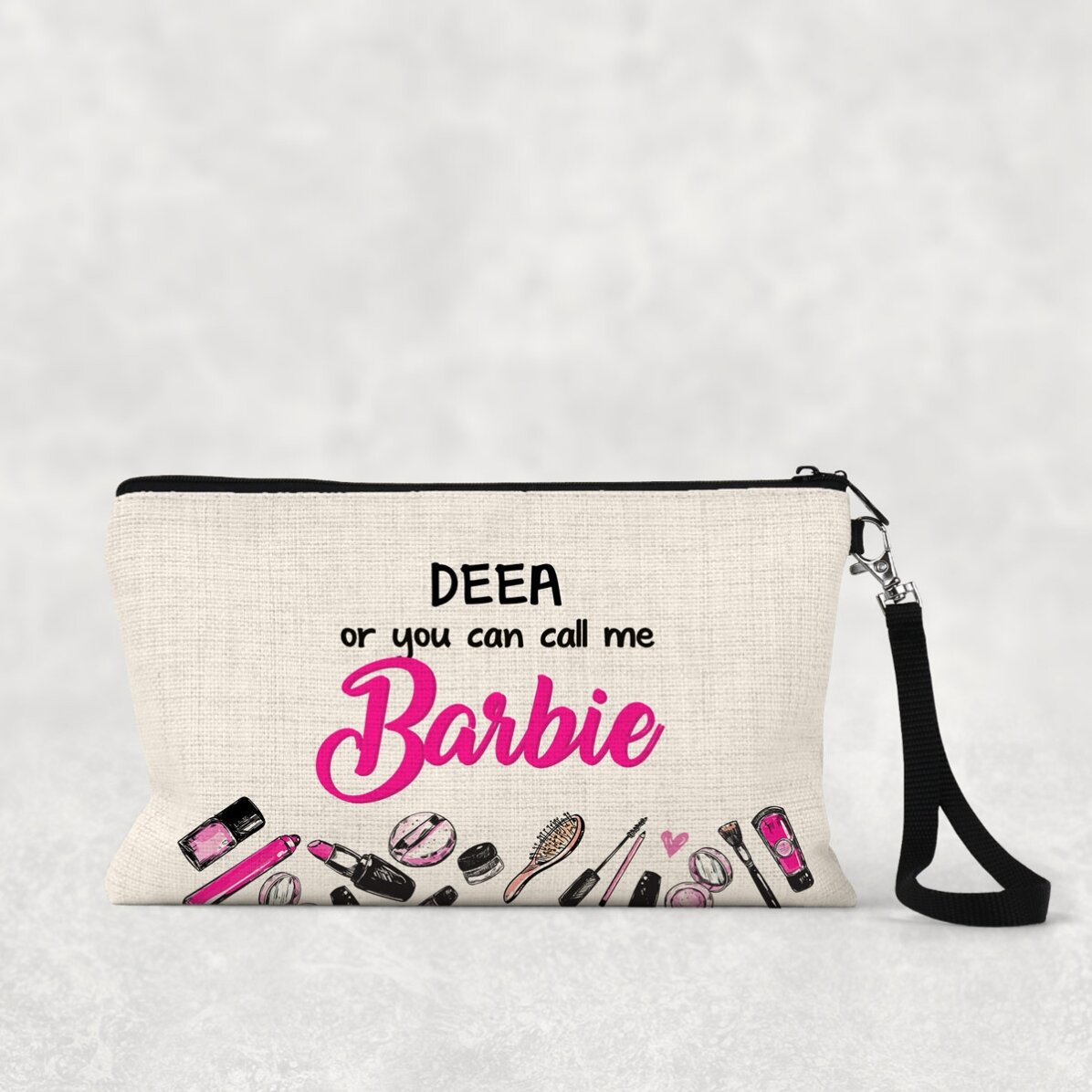 Trusă make-up personalizată cu text - Barbie