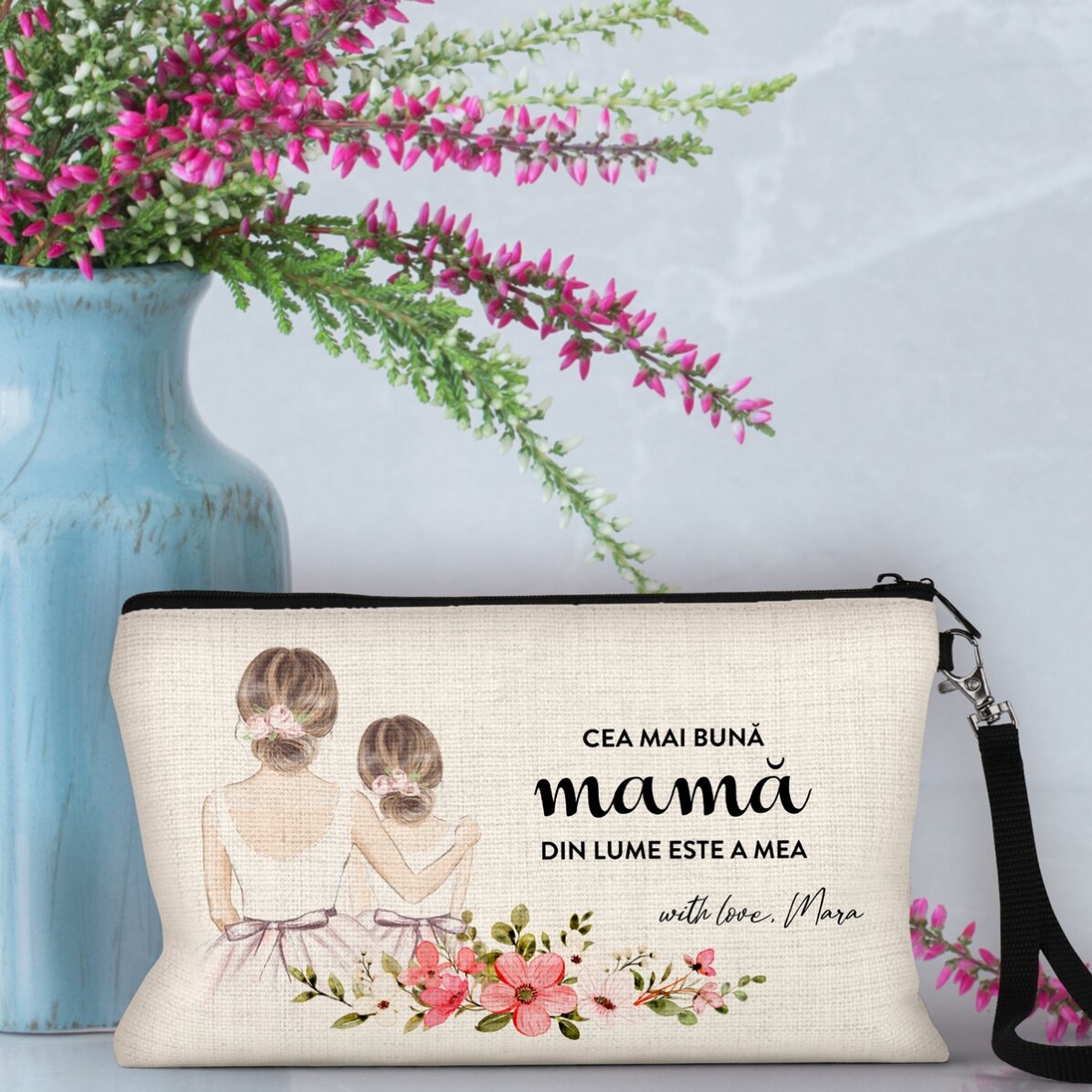 Trusă make-up personalizată cu text - Mama