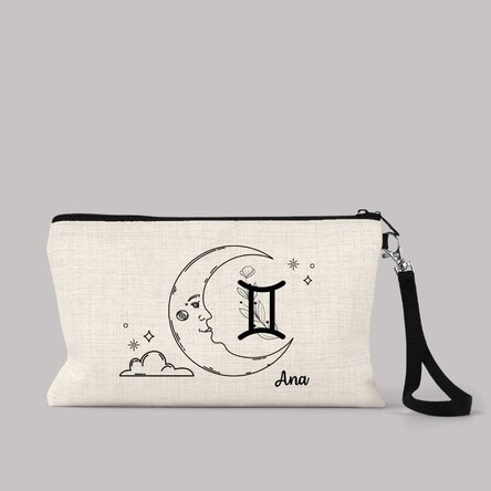 Trusă make-up personalizată cu text - Zodia Gemeni