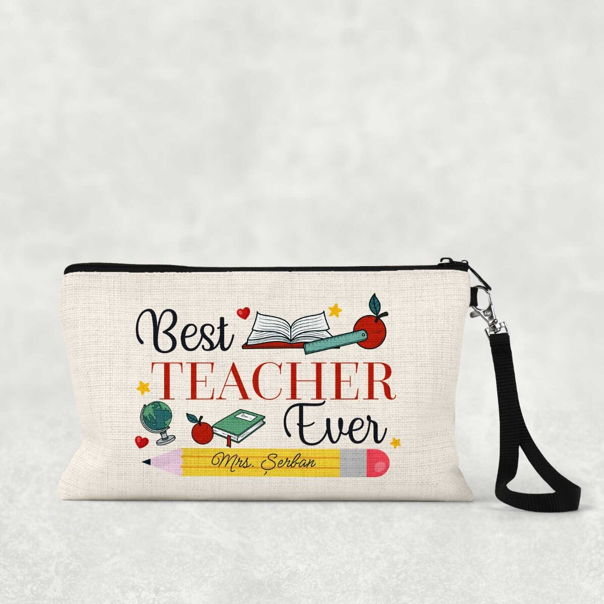 Trusă pentru profesori personalizată cu text - Best Teacher Ever