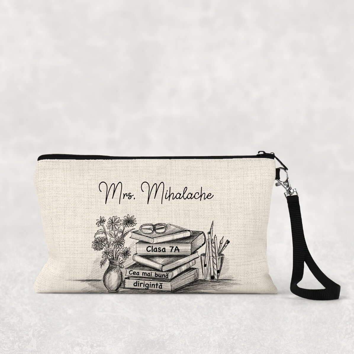 Trusă pentru profesori personalizată cu text - Best teacher
