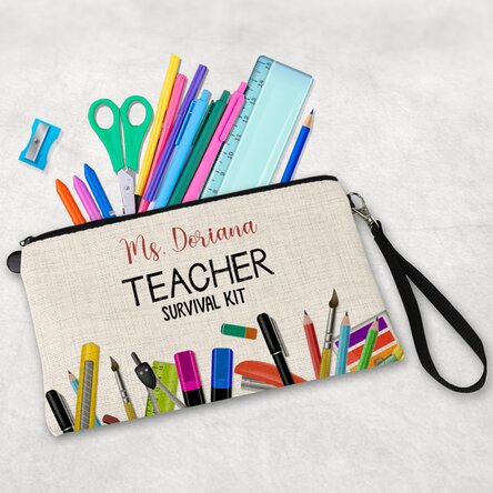 Trusă pentru profesori personalizată cu text - Survival kit