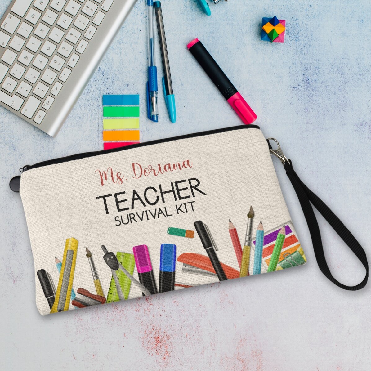 Trusă pentru profesori personalizată cu text - Survival kit