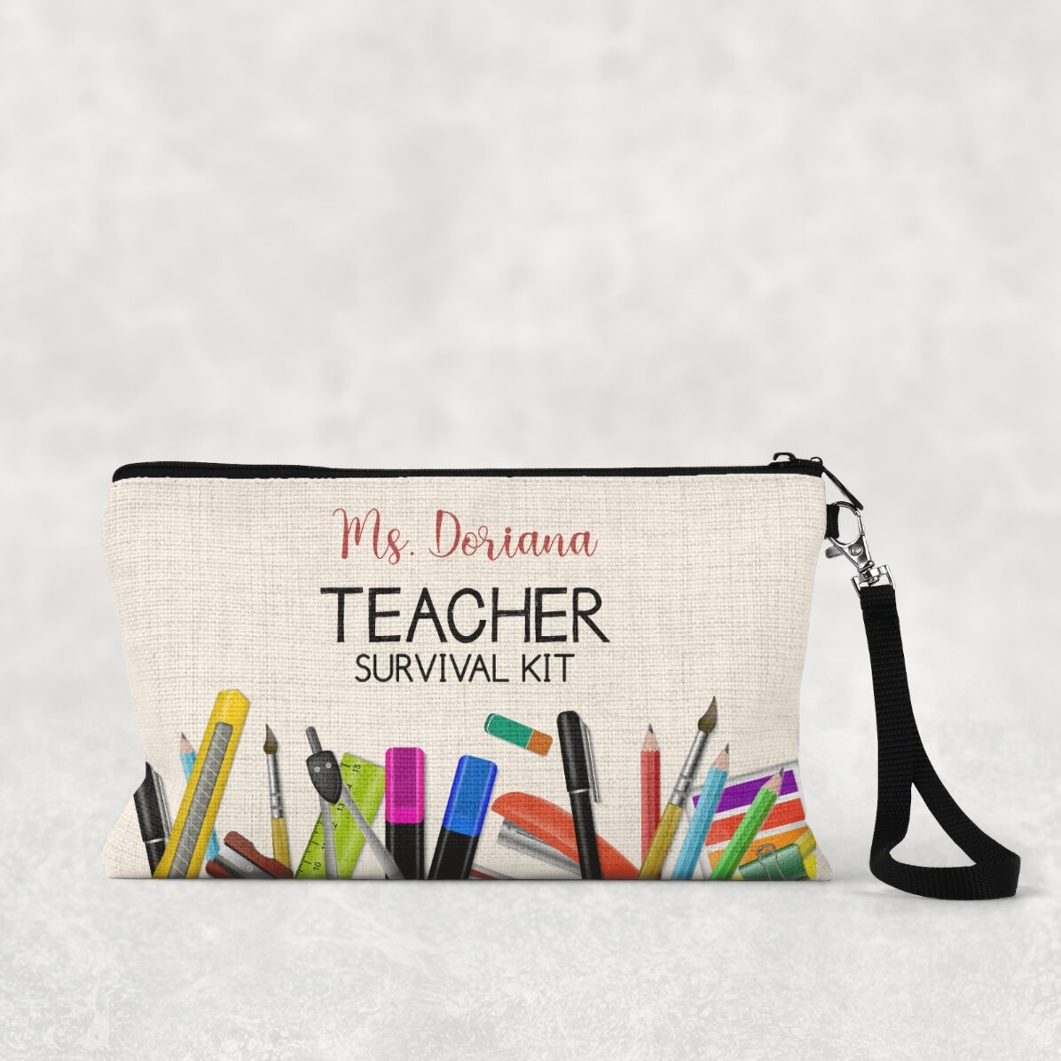 Trusă pentru profesori personalizată cu text - Survival kit