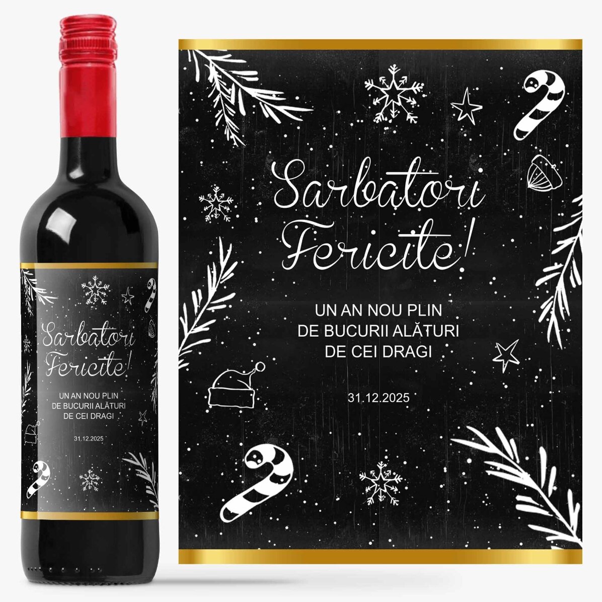 Vin personalizat - Christmas Time
