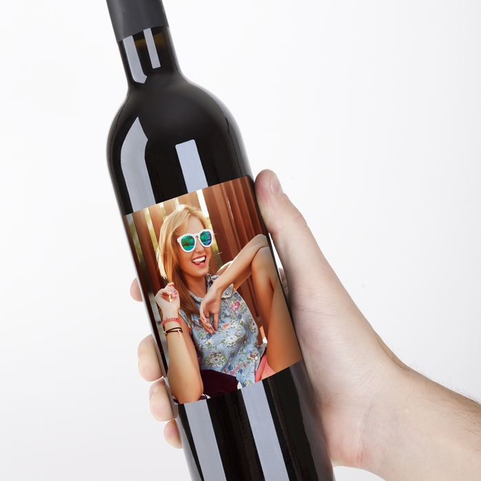 Vin personalizat cu o poză