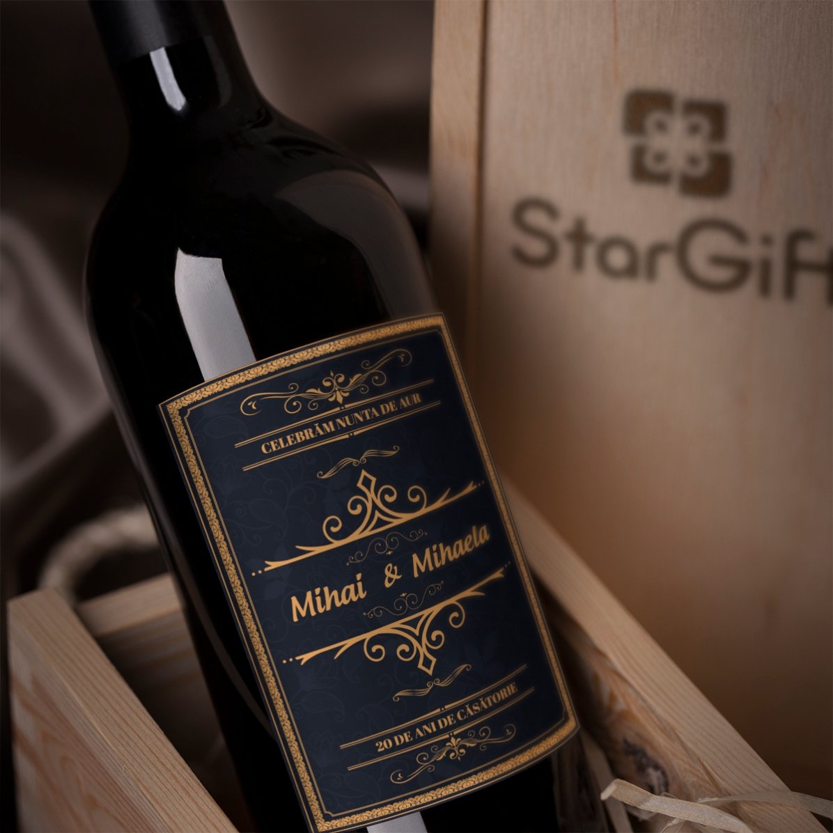 Vin personalizat cu text - Celebrare 