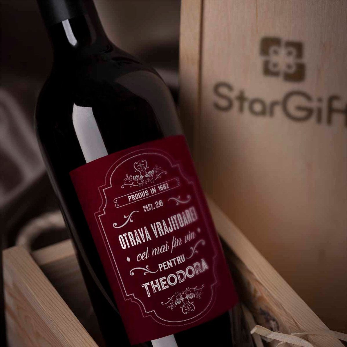 Vin personalizat cu text - Otrava Vrăjitoarei