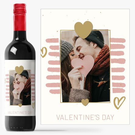 Vin personalizat cu text și poză - Together