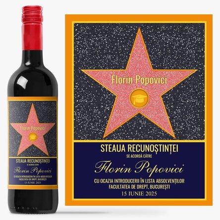 Vin personalizat - Steaua recunoștinței