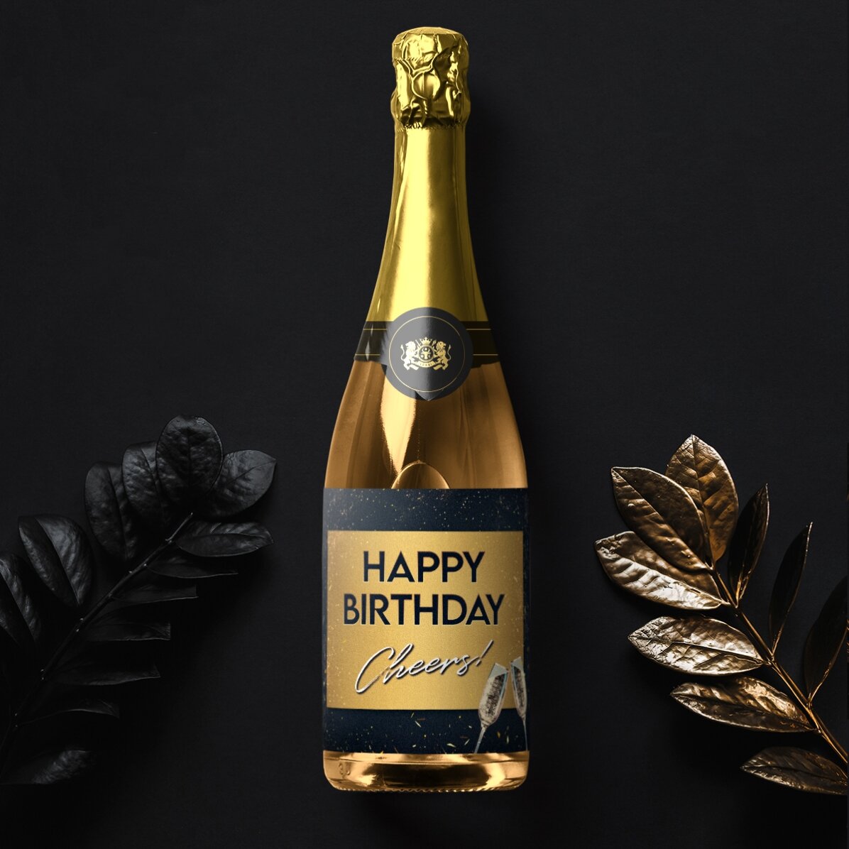 Vin spumant personalizat - Birthday Party