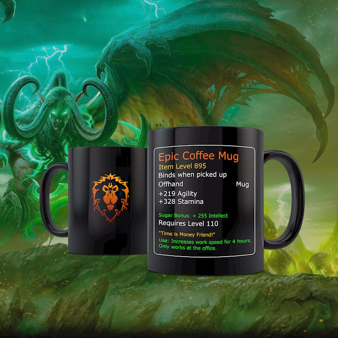 World of Warcraft Epic Coffee Mug